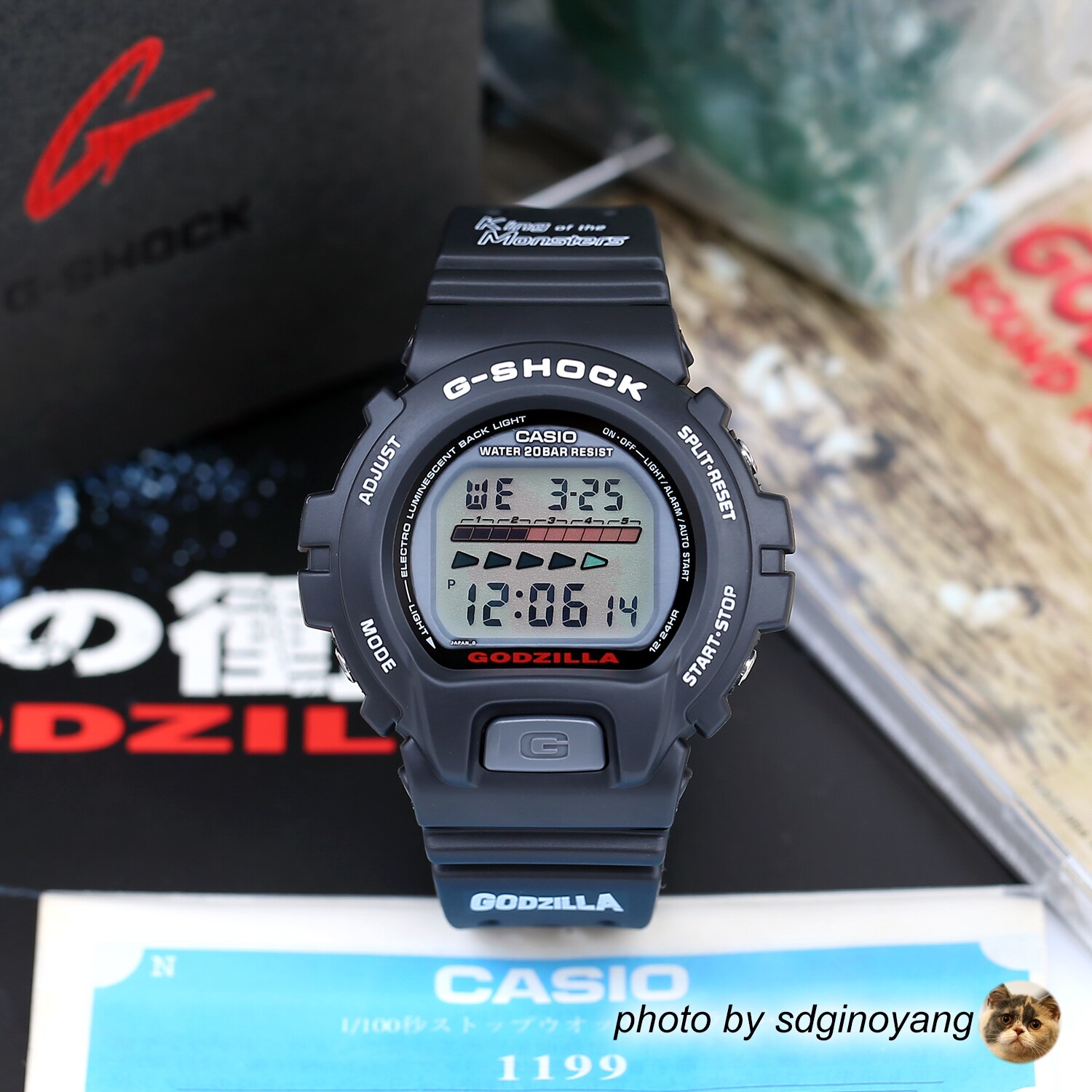 CASIO卡西欧G-SHOCKx哥斯拉GODZILLA特别会场版DW-6600B全新现货
