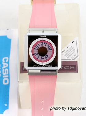 CASIO卡西欧FILM WATCH PELA超薄菲林FS-02-4JR粉红幻彩全新现货