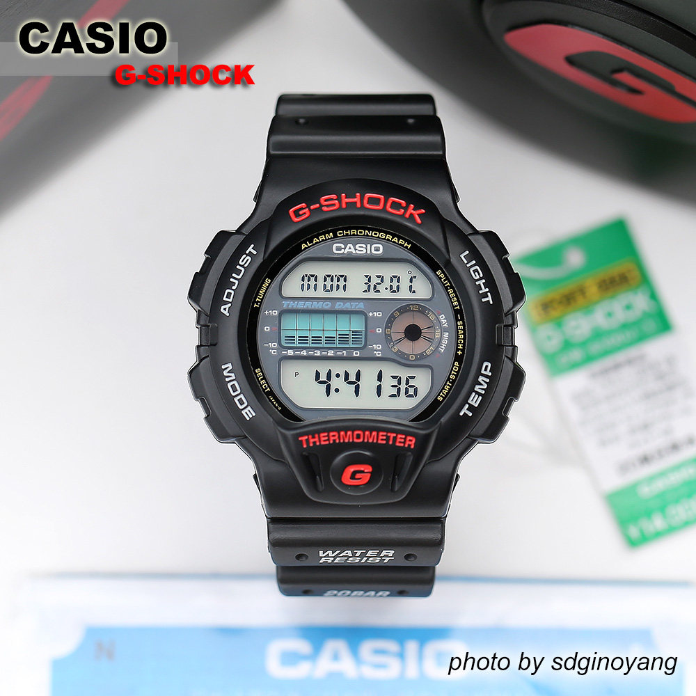 CASIO卡西欧G-SHOCK DW-6100J-1 鲤鱼版  初代温度传感器全新结束