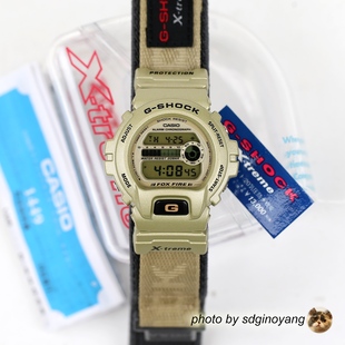 CASIO卡西欧G-SHOCK DW-6900X-9T X-treme极限运动编织带全新结束