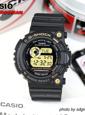 CASIO G-SHOCK FROGMAN GW-225A-1DR 25周年纪念黑金蛙人全新结束