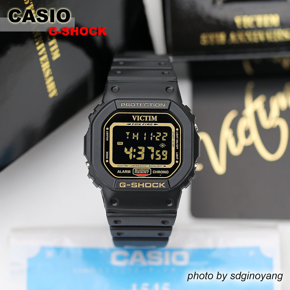 CASIO G-SHOCK x VICTIM DW-5600VT 5周年纪念限定1000 全新结束