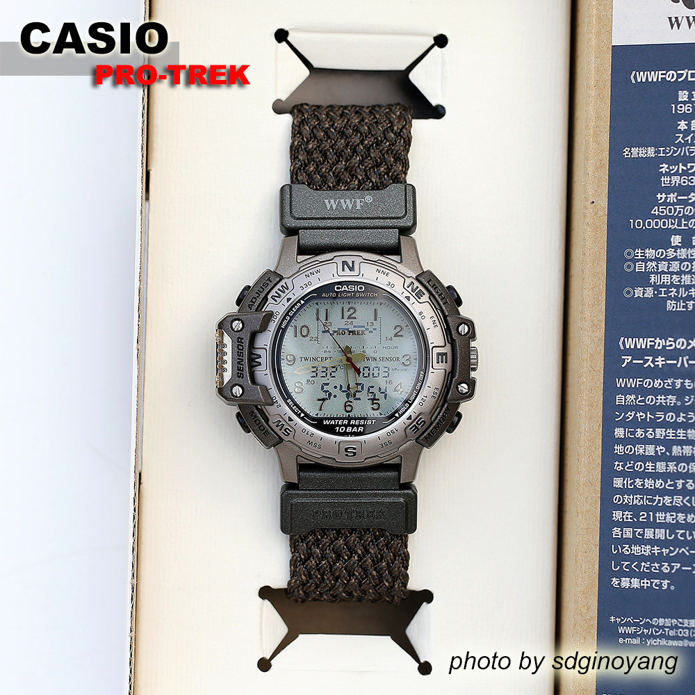 CASIO卡西欧PRO-TERK PRT-50WJ-5AT 世界自然基金会WWF 全新结束
