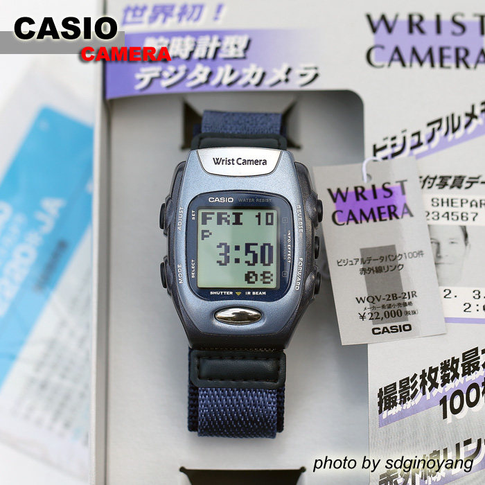 CASIO 卡西欧 CAMERA WQV-2B-2JR (潮人达人可拍照手表) 全新结束