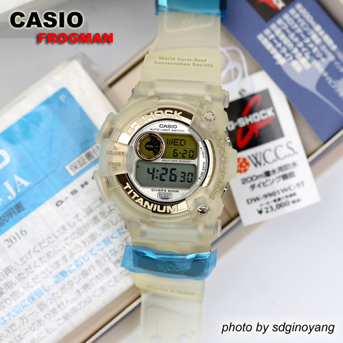 CASIO卡西欧G-SHOCK FROGMAN DW-9901WC-9T WCCS.蛙人 全新结束