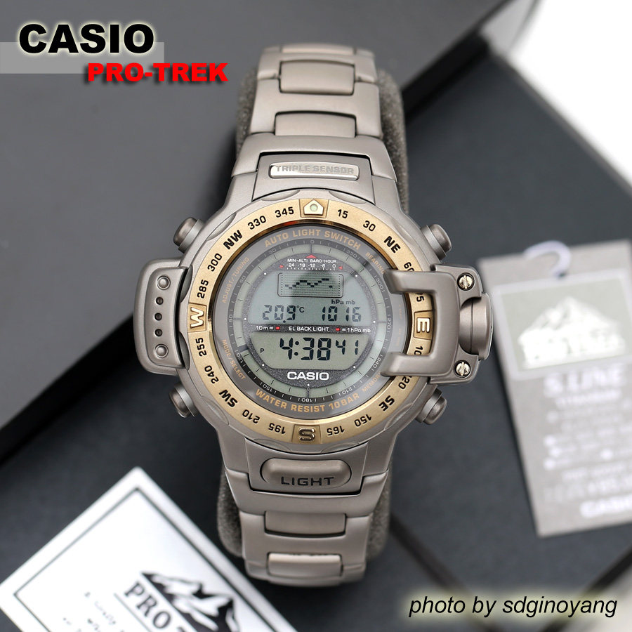 CASIO 卡西欧 PRO-TERK 稀少 PRT-4000T-7B 登山怪兽MRG 全新结束