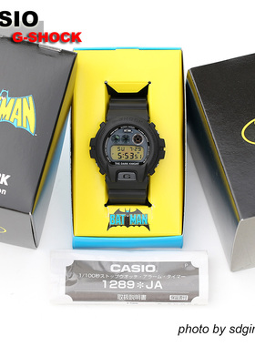 CASIO G-SHOCK x BATMAN DW-6900BBAT-9JF蝙蝠侠限定1000全新现货