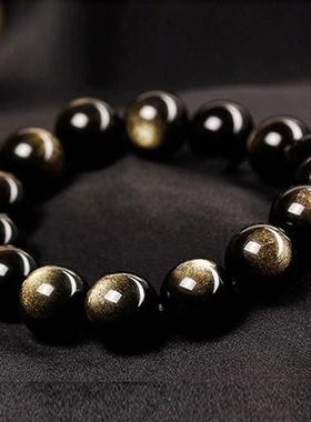 天然水晶金曜石串珠手链