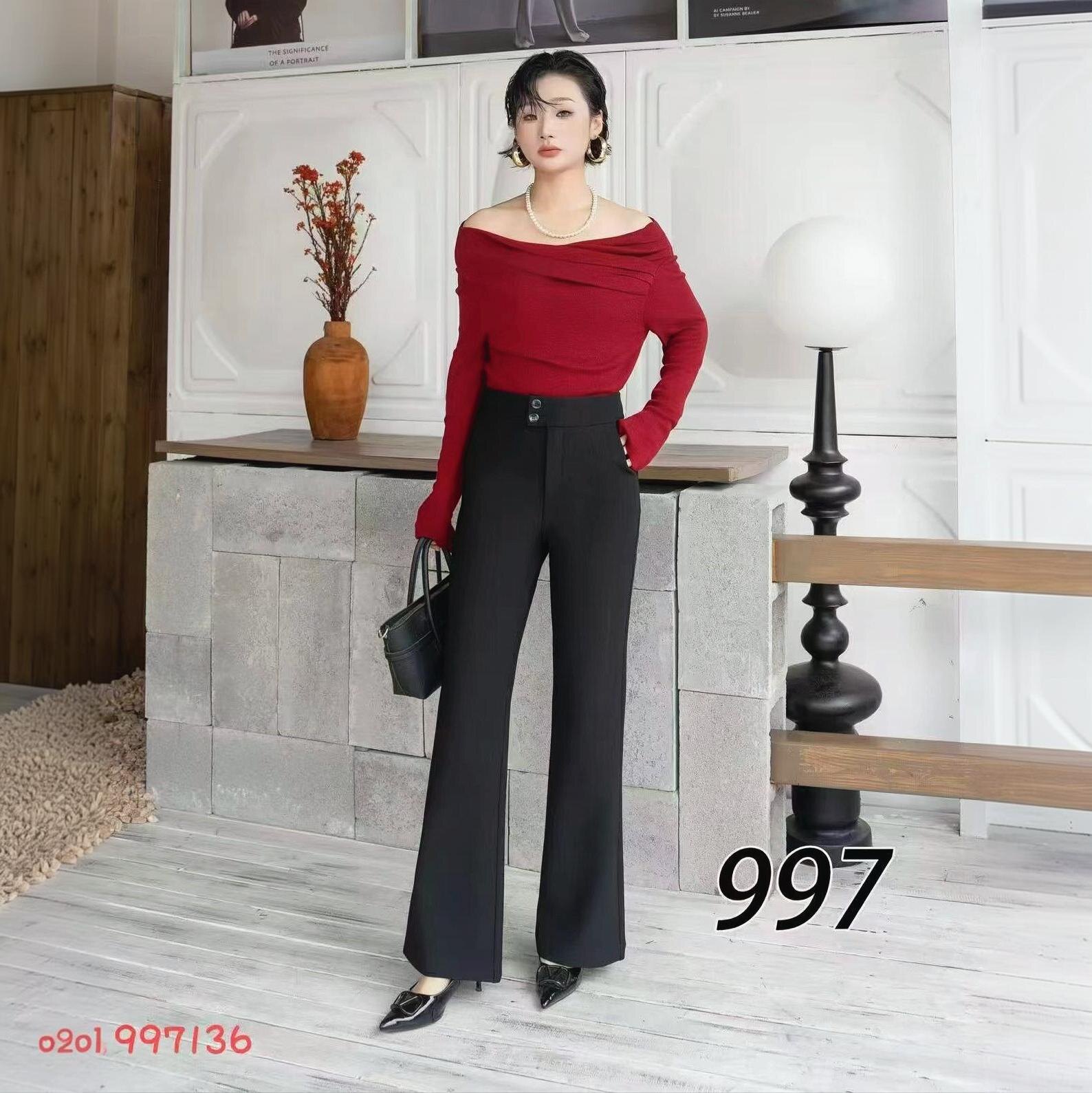 997新款弹力微喇裤女2026喇叭裤高腰显瘦喇叭裤微喇裤女