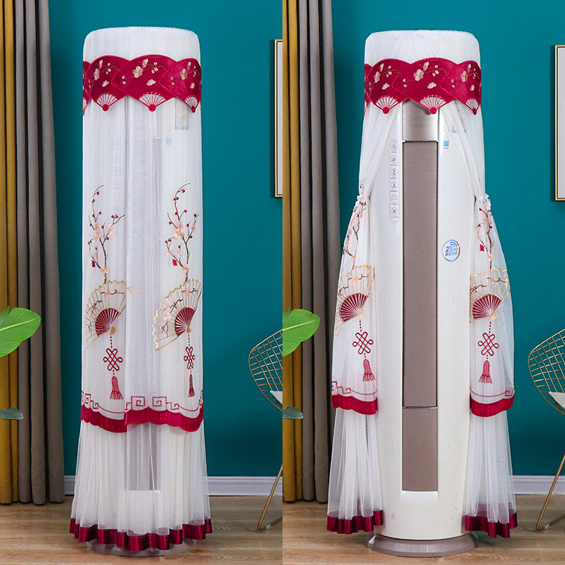 格力奥克斯美的海尔客厅圆柱形立式柜机空调通用开机不取防尘罩套