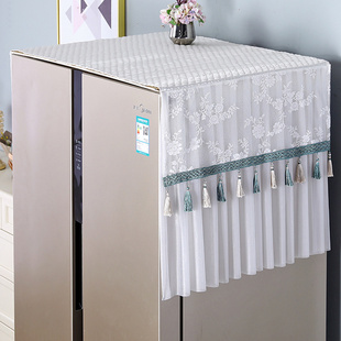 西门子家用遮冰箱简约防滑盖布2026新款容声双开门冰箱顶部防尘罩
