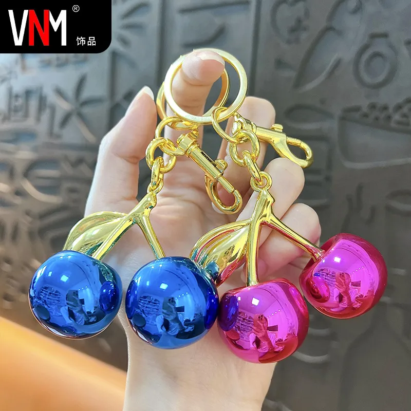 创意亮色樱桃钥匙扣可爱包包挂件汽车钥匙链抓机小礼品跨境热卖款,服饰配件/皮带/帽子/围巾,鞋扣,淘宝优惠券,粉丝福利购,淘宝优惠卷