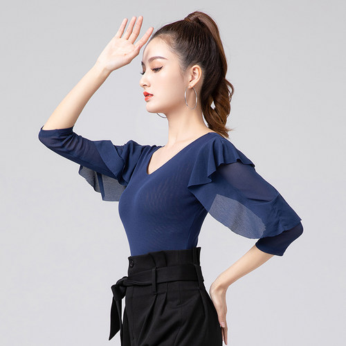 女上衣SilkDance拉丁舞新款