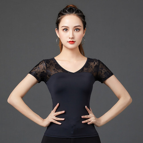 2024拉丁舞练功服女上衣