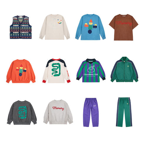 2026春夏新款bobo男女童卫衣T恤