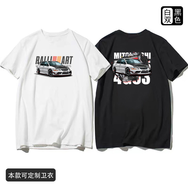 纯棉短袖T恤JDM汽车文化衫图片
