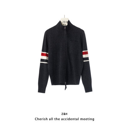 ZH【失眠冬记】简约纯色针织衫女长袖舒适百搭洋气