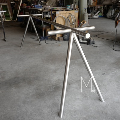 玻璃餐桌 桌腿定制 金属桌脚 莫宁定制 NO:A015