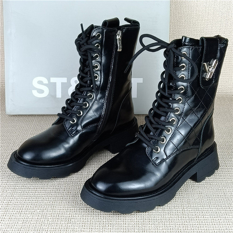 星期六专柜撤柜断码处理真皮马丁靴英伦风厚底百搭单里牛皮时装靴,女鞋,时装靴,淘宝优惠券,粉丝福利购,淘宝优惠卷