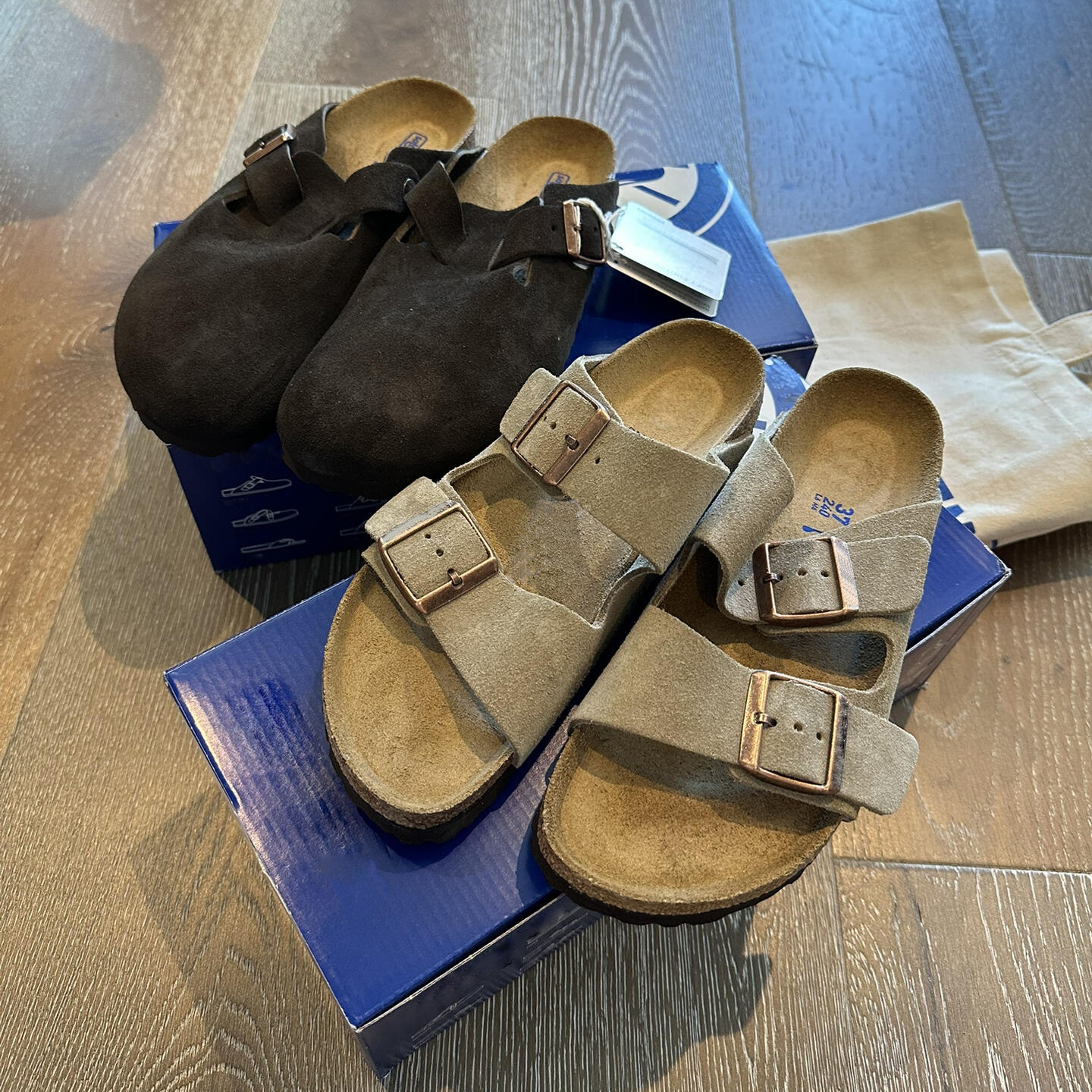 勃肯鞋一脚蹬复古凉拖2026夏新款男款女三喜同款钓鱼增高软底拖鞋