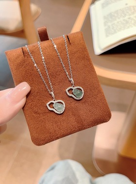 S925银纯银非洲翠葫芦纯银项链不褪色圣诞送礼盒礼袋顺丰11