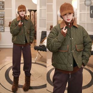 绗缝棉服 25新款 撞色mi 812003 粉红粉丝专享