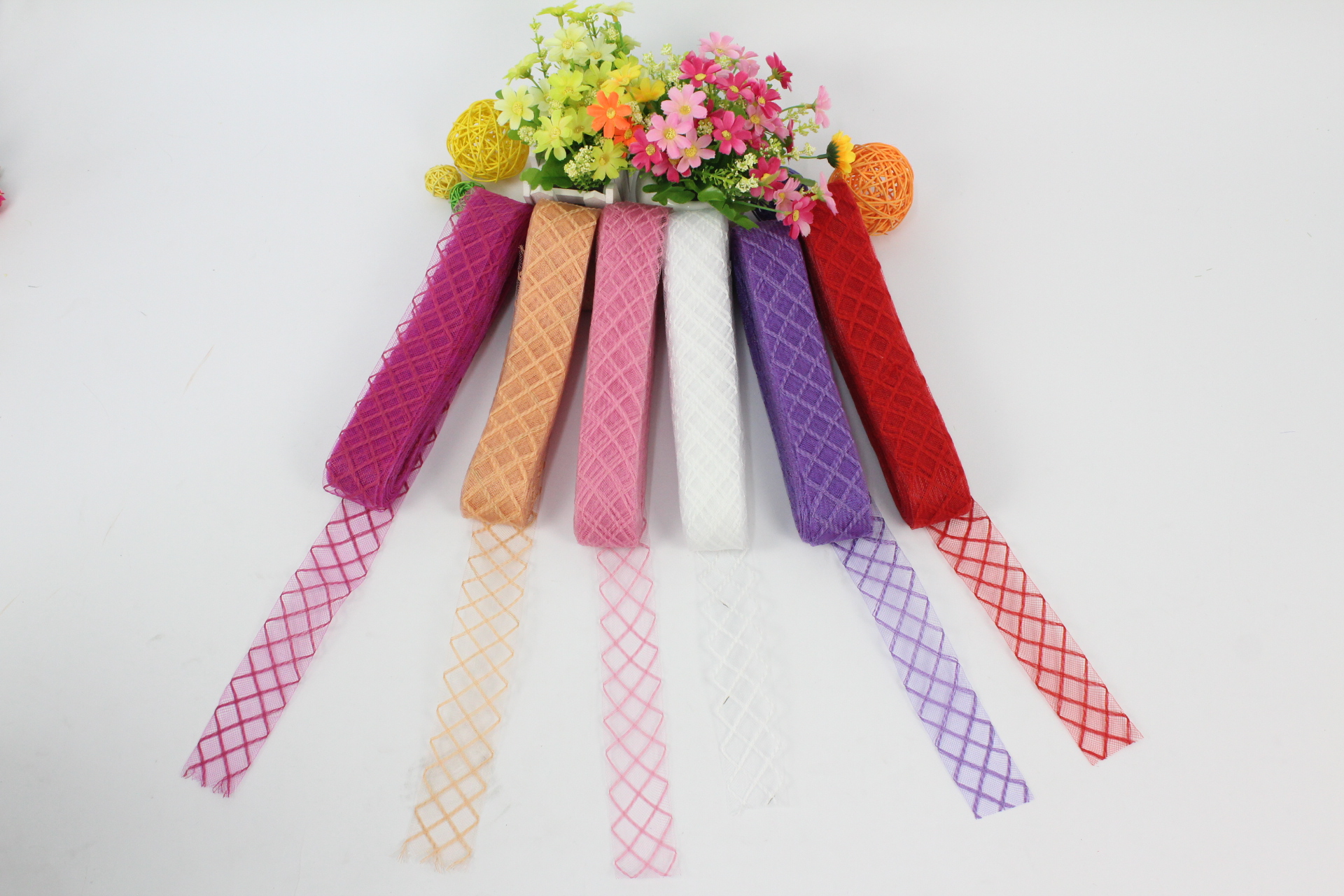 4.5公分棉线手工加工头饰辅料舞蹈服饰辅料圣诞节庆礼品辅料