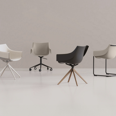 西班牙原装Vondom manta 现代户外休闲椅可旋转椅透明设计师别墅