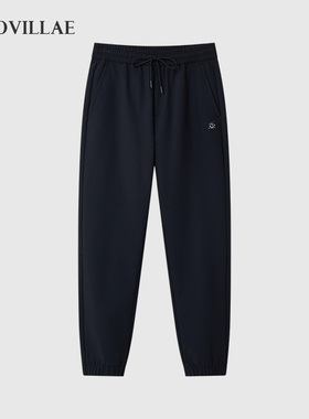 polovillae保罗威特秋冬新款束脚裤男抽绳运动裤系绳长裤AMPF561