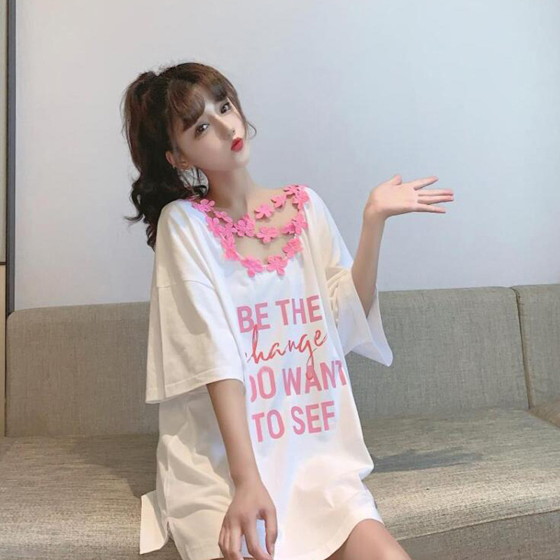 欧洲站纯棉白色t恤女刺绣镂空宽松大码短袖打底衫夏装ins潮牌上衣