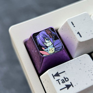 小鸟游六花 1U ESC键 彩色钛合金定制键帽 金属彩色动漫个性键帽