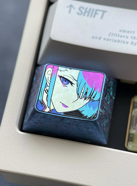 露西 1.25U Ctrl 彩色钛合金键帽 个性金属键帽阳极工艺