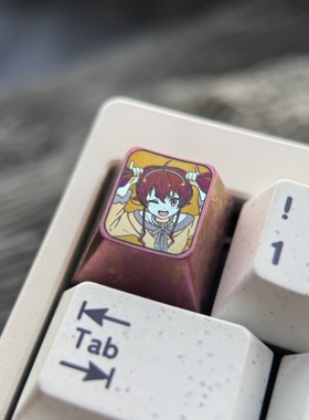 钛次元 无职转生 艾莉丝 彩色钛合金键帽  二次元单个ESC键