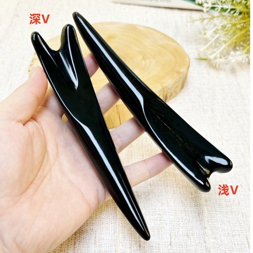 天然牛角颈椎按摩棒身体拔筋棒