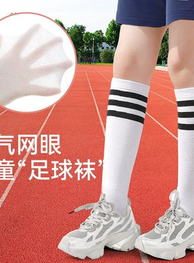 白色袜子女中筒2023年新款夏季长筒袜纯棉潮运动大童薄款学生长袜