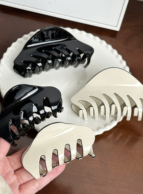 醋酸抓夹大号发量多高级感发夹后脑勺盘发百搭气质鲨鱼夹