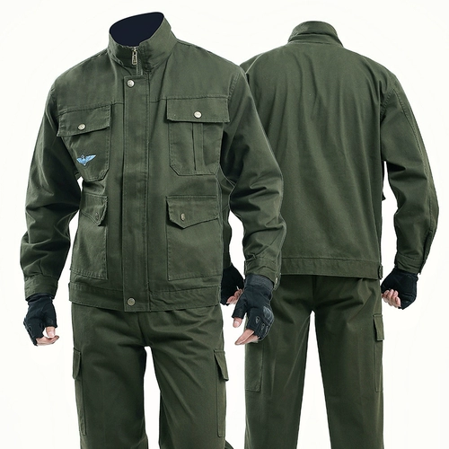 Износостойкий осенний хлопковый комбинезон, защита от ожогов