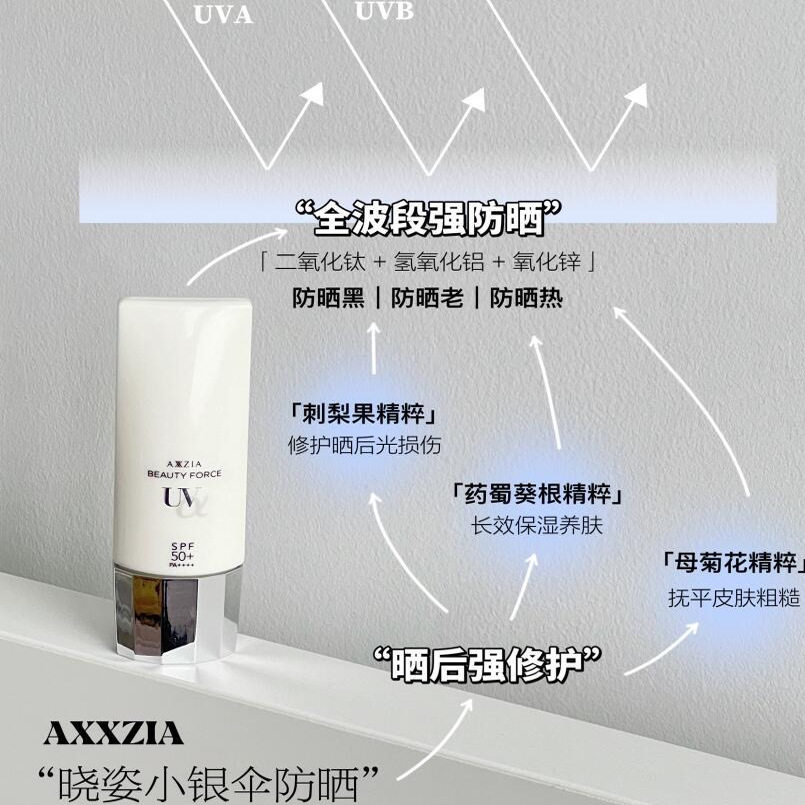 日本晓姿防晒隔离乳液清爽不油腻修饰润色 敏感肌/孕妇可用 新版