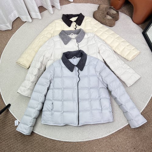 2025冬新款韩版宽松显瘦翻领羽绒服女短款加厚保暖面包服外套801