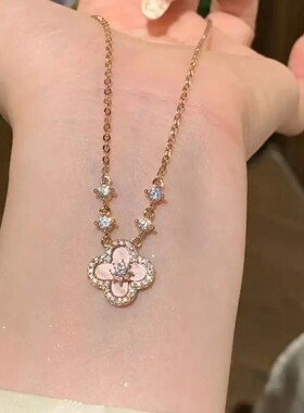 手链 芭比女幸运闪耀四花精致少女风送女友闺蜜礼物生日