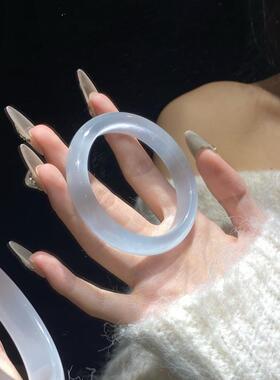 非金属玻璃手镯 边伯贤beakhyun同款正版爱丽应援蓝色送女友礼物
