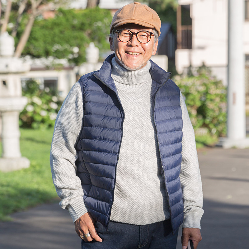 통관 봄 가을 아빠 다운 조끼 남성 중년 및 노인 얇은 따뜻한 조끼 중년 조끼 겨울 의류 노인