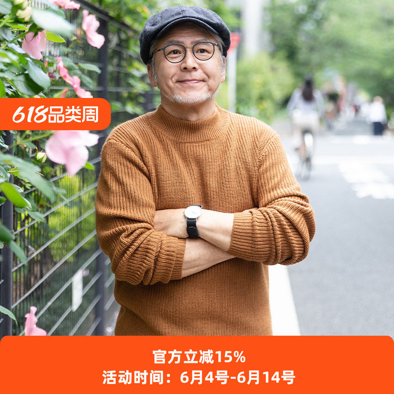 秋冬中年爸爸装毛衫中老年人针织衫加厚冬装爷爷毛衣老爸保暖线衣