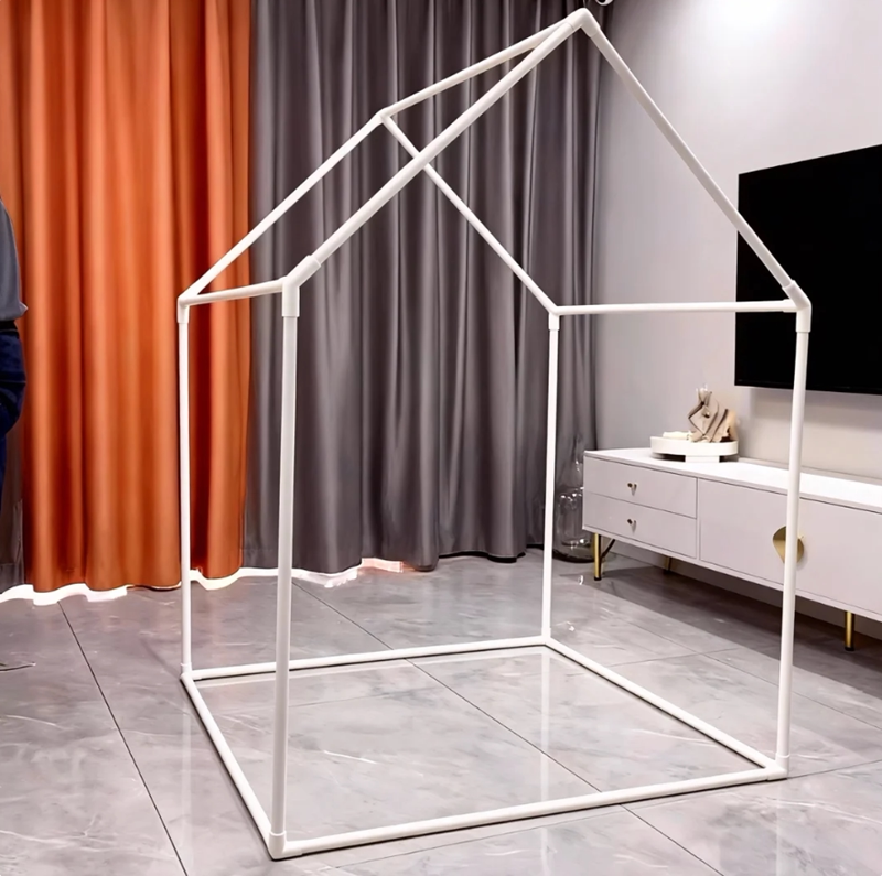 diy儿童帐篷pvc水管户外庭院温室防雨棚支架室内宠物小房子游戏屋