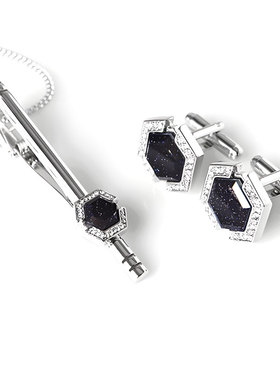 UGO意大利原装骑士盾袖扣男士时尚轻奢风法式衬衣衫西装袖口扣