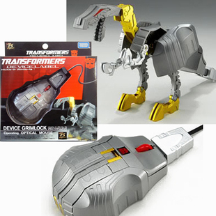 TAKARA 变形金刚 USB鼠标钢锁铁甲龙耳机轰隆隆迷乱电脑周边 现货
