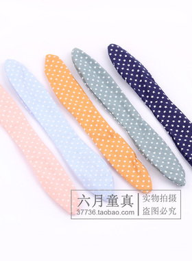 五角星布艺兔耳朵发绳半成品材料