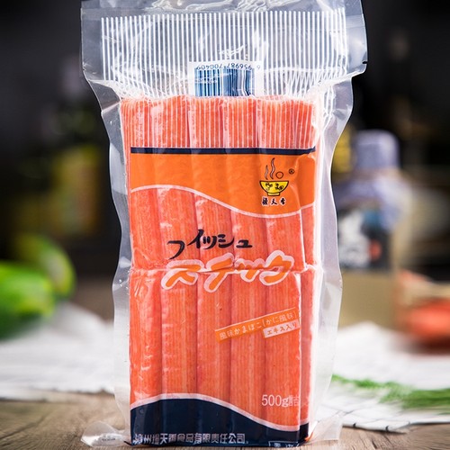 蟹棒500g手撕蟹柳部队火锅食材