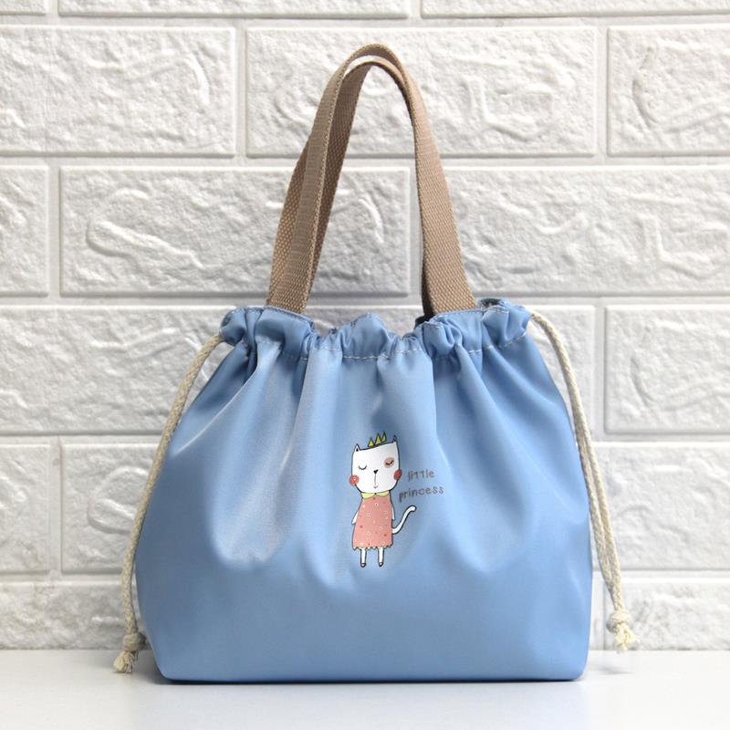 防水便当包饭盒袋学生饭袋子手提袋时尚午餐包便当袋可爱带饭包包