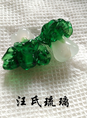 白菜琉璃珠日式项链流行时尚饰品